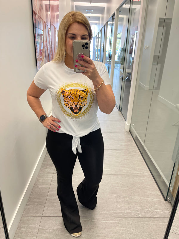 Tiger graphic shirt White