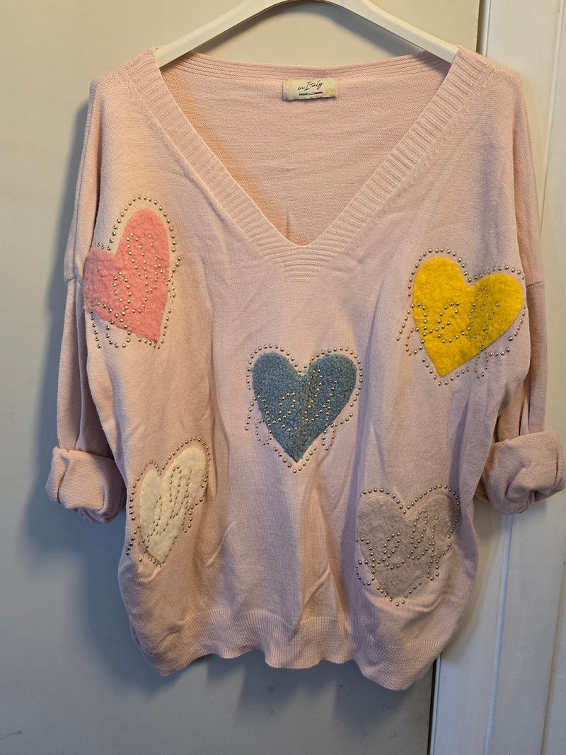 Heart sweater